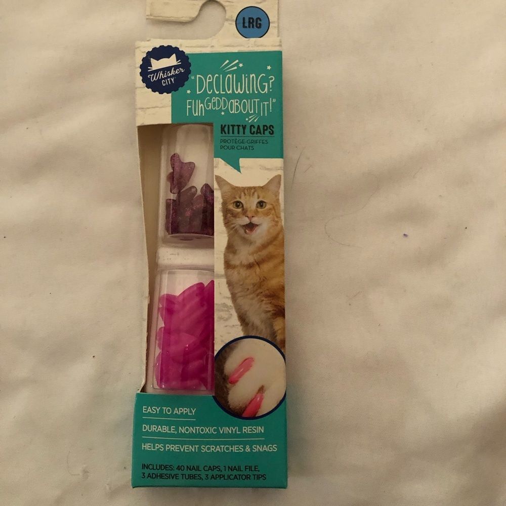 Cat soft claws pink and purple large